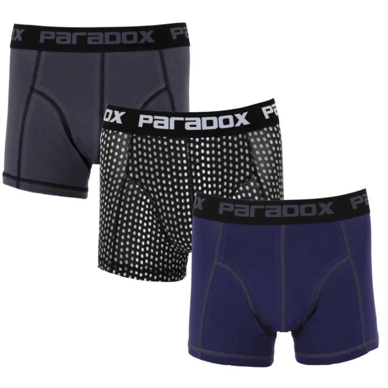 boxer tights bomuld | grey 1 (3 pak)