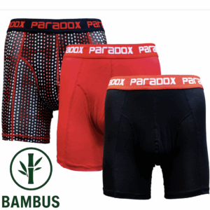 boxer tights bambus | red (3 pak)