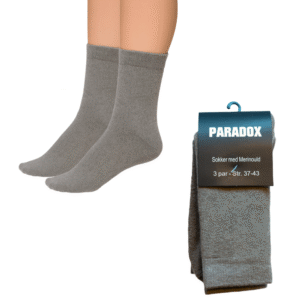 sokker merinould | grå (3 par)