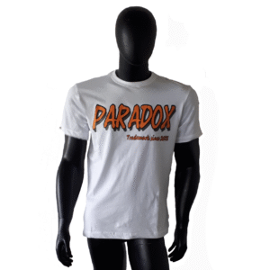 t shirt stort print | hvid 5xl